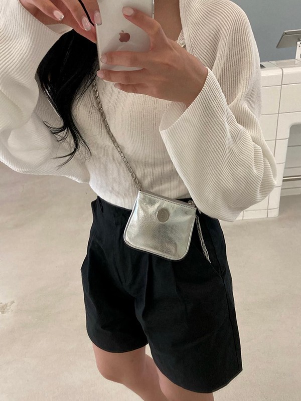 Chains Shiny Split-Joint Crossbody Bags Bags Accessories