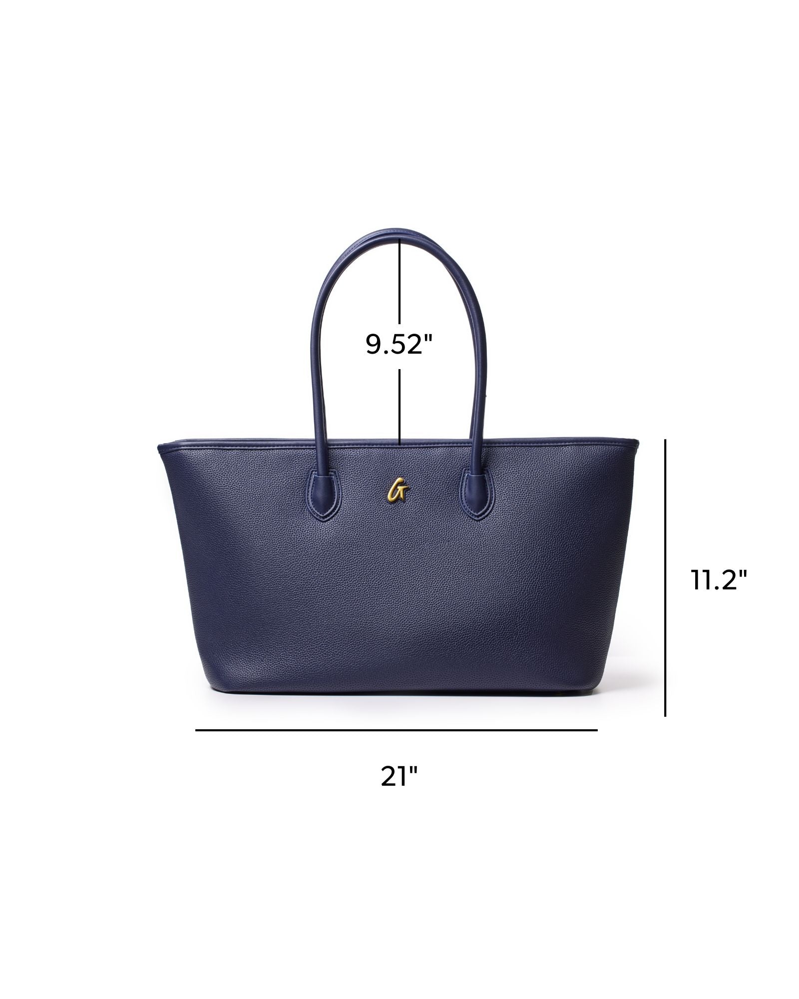 PEBBLE TOTE BAG - NAVY