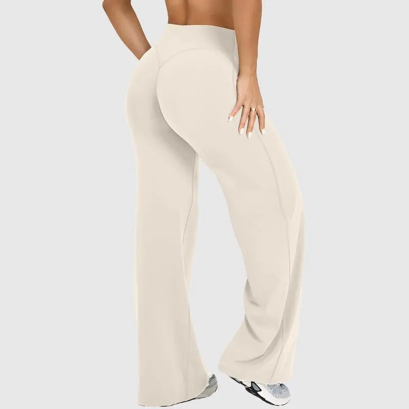 Straight Leg Bottoms Fitness Gymwear Women Workout Leggings