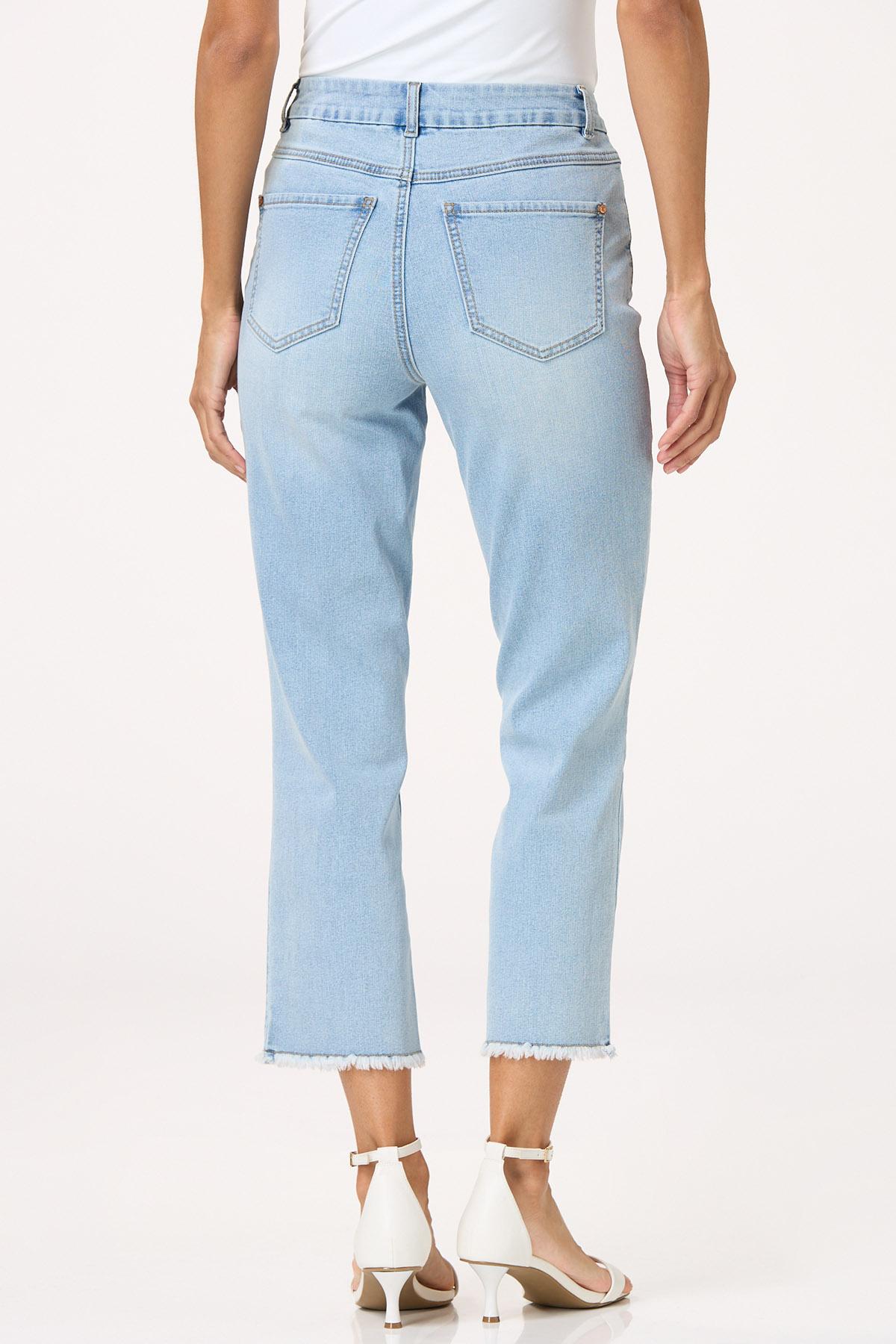 Light Wash Cropped Jeans