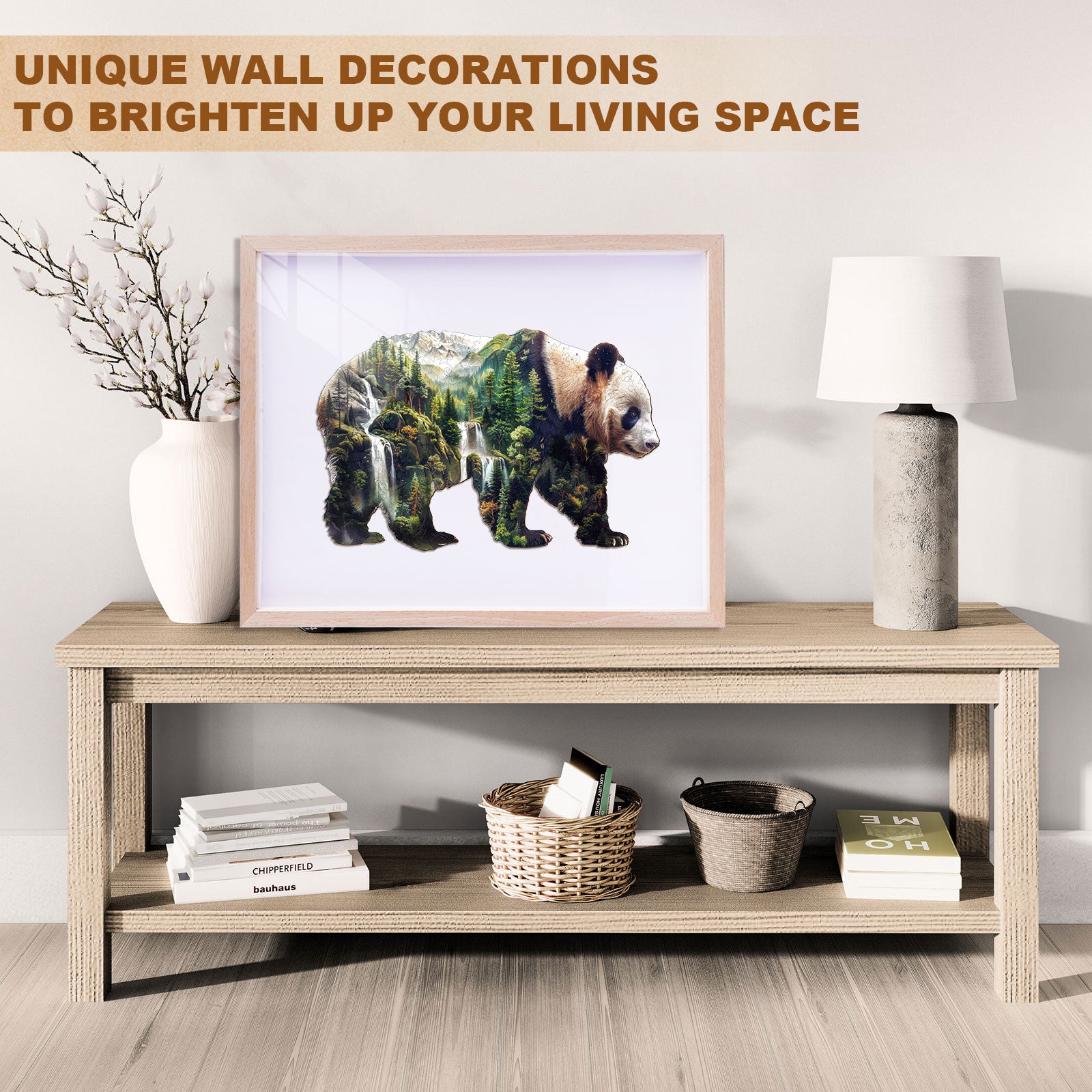 Mountain Panda Wooden Jigsaw Puzzle