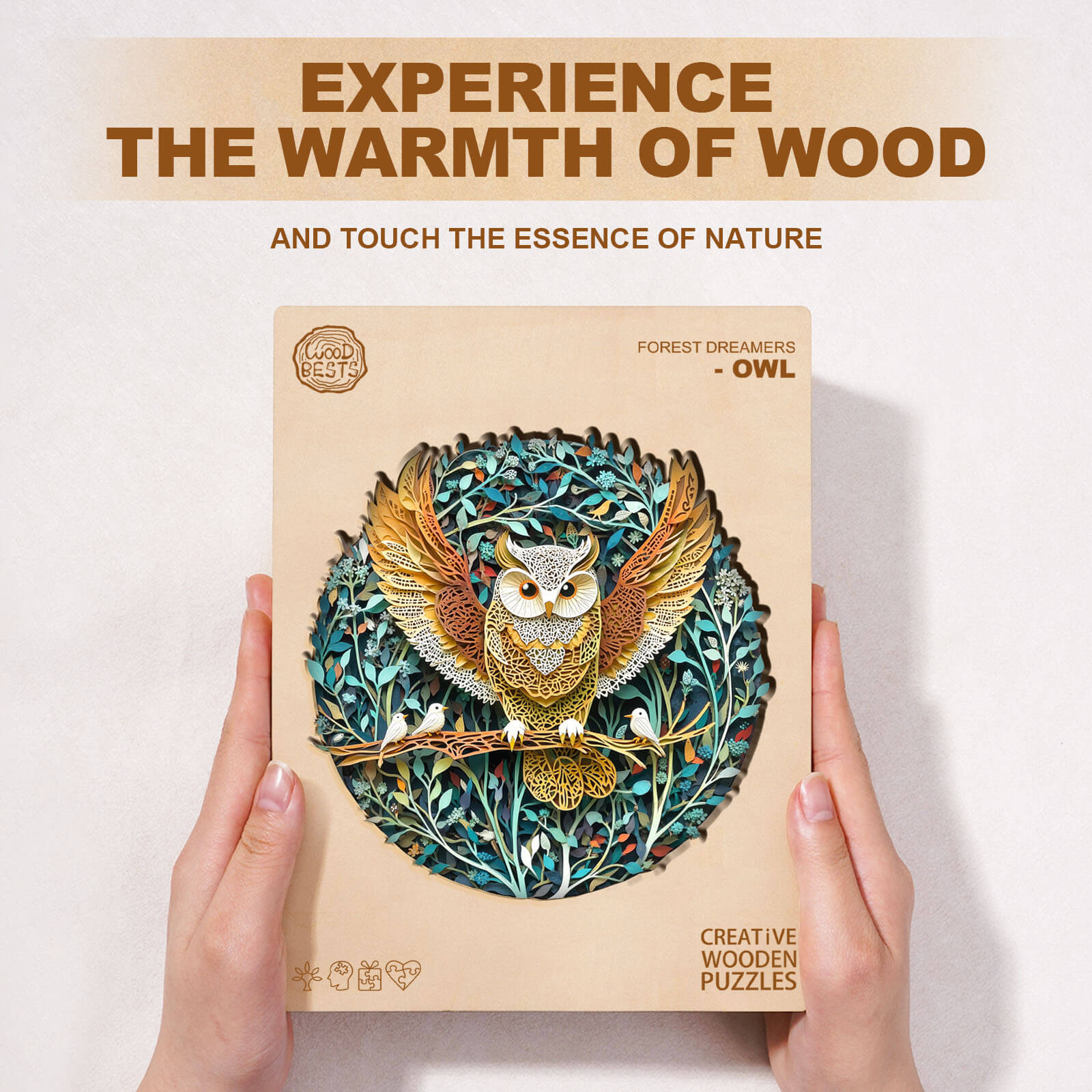 Forest Dreamers-Owl Wooden Jigsaw Puzzle