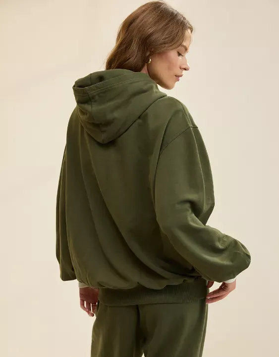 Comfy Drape Fleece Sweatshirt Set