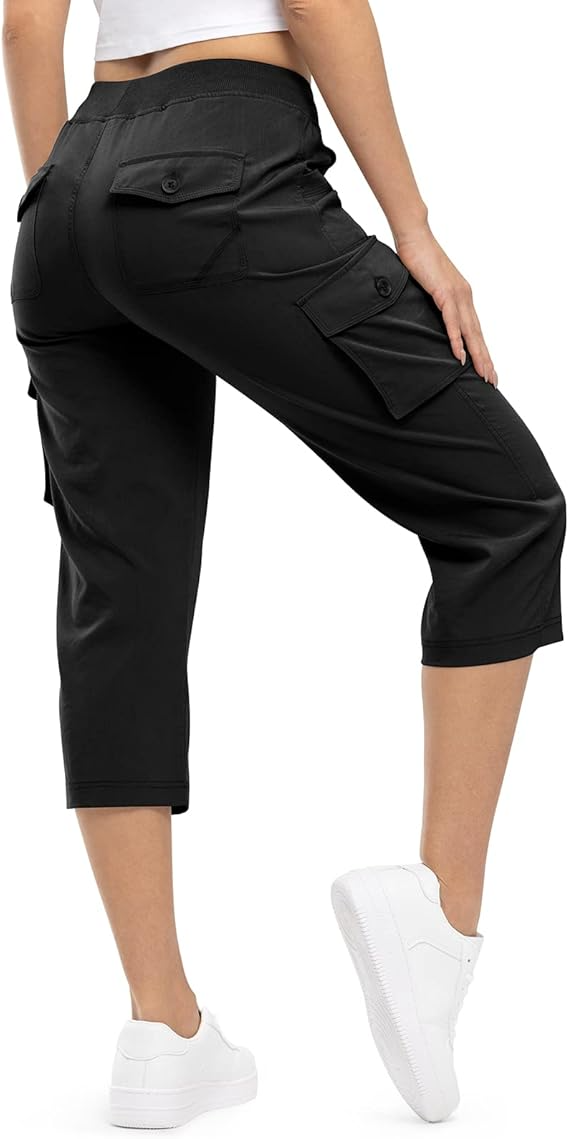 💝FINAL SALE💝 - Multi-Pocket Capri Cargo Pants