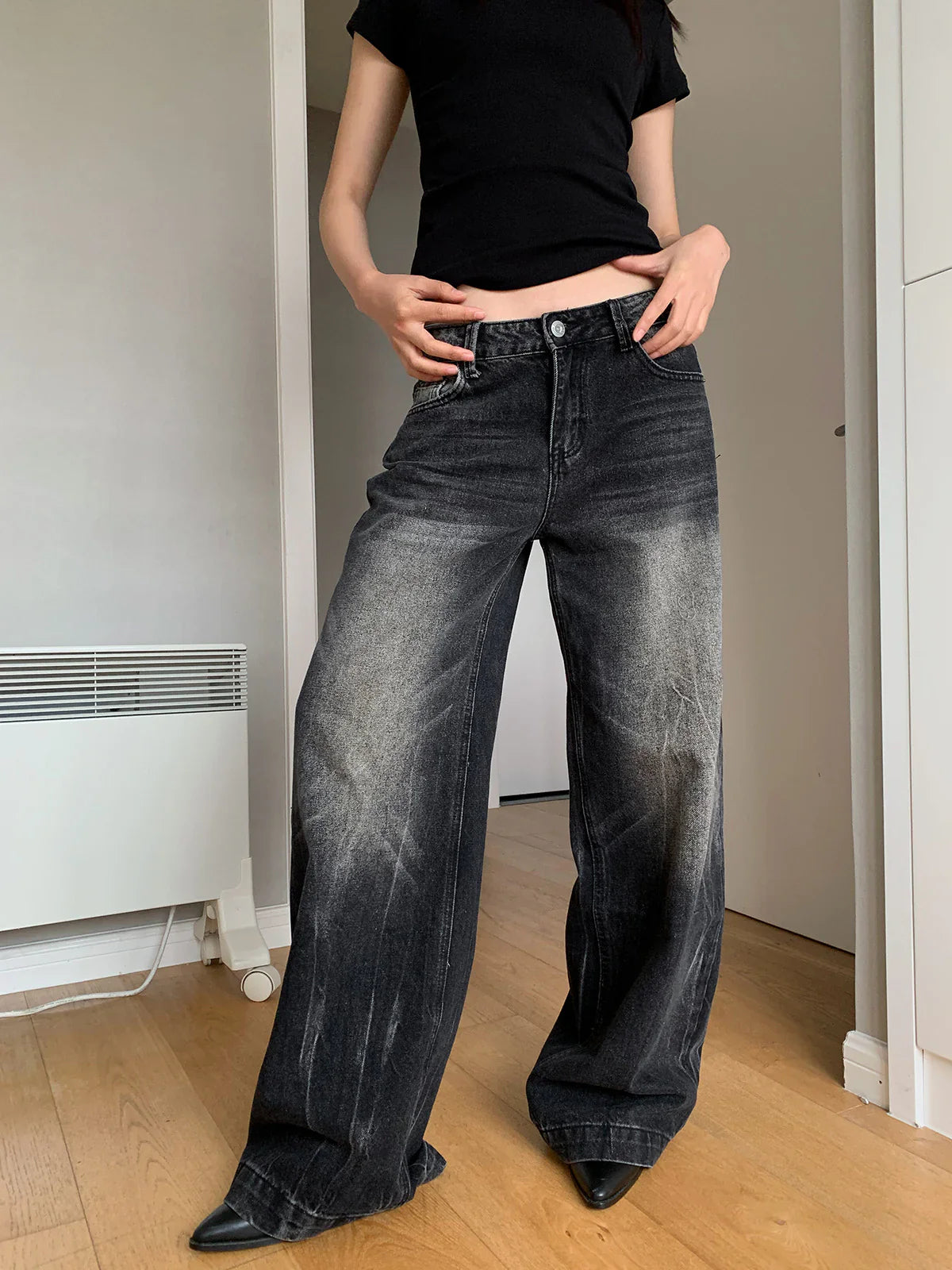 Night Flame Baggy Jeans