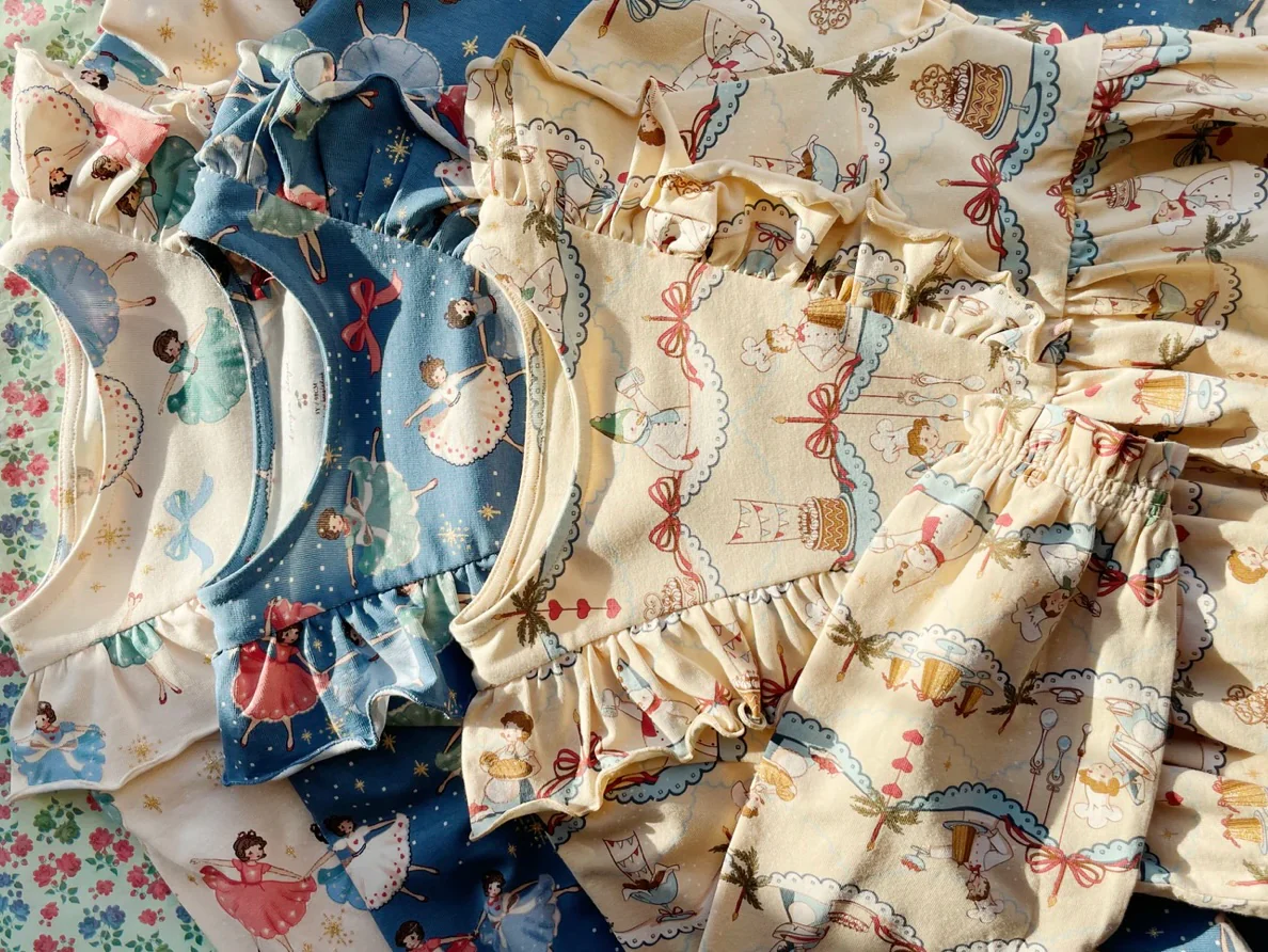 basic frill dress gots - sugar pie