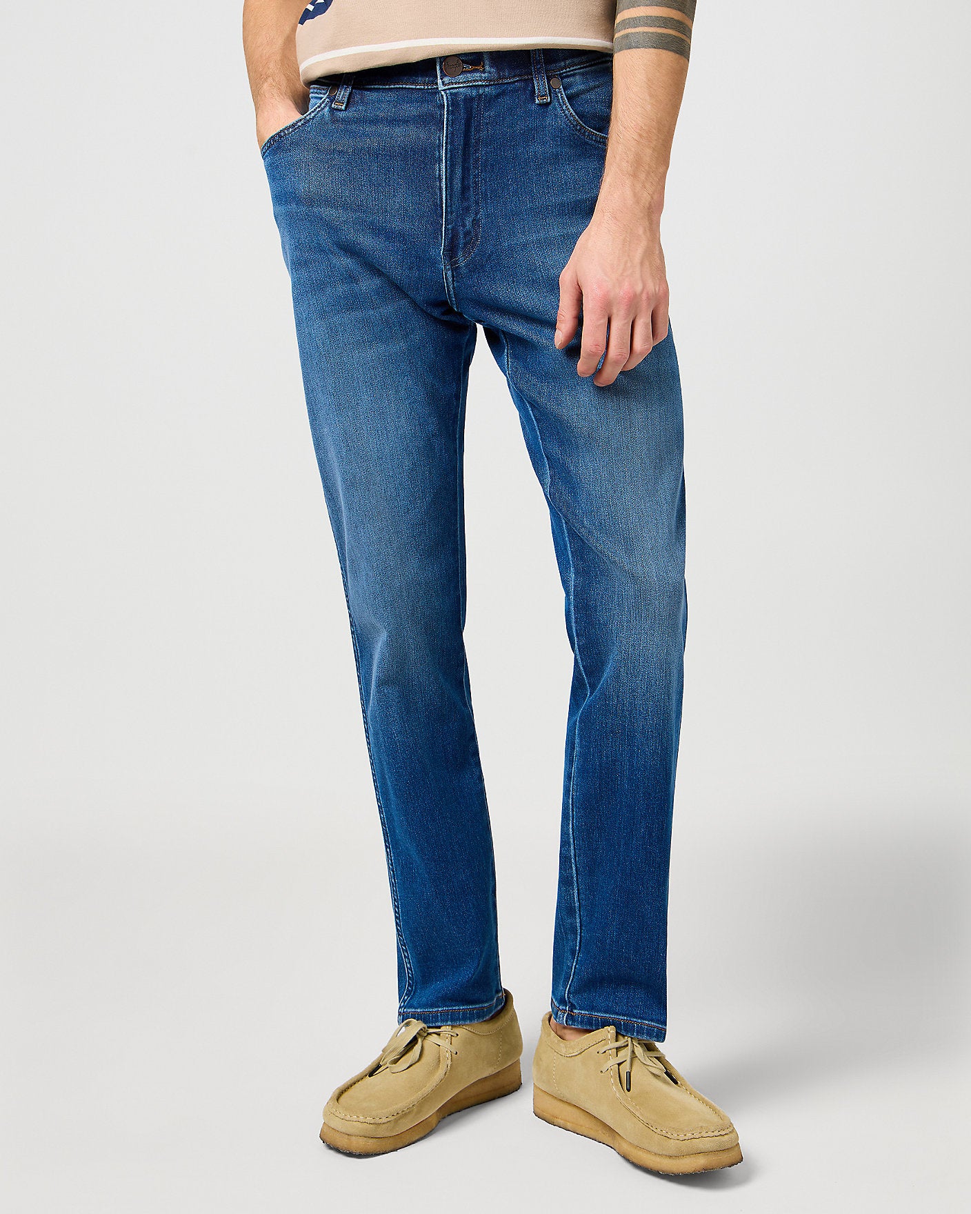River Regular Tapered Mens Jeans - Outlaw