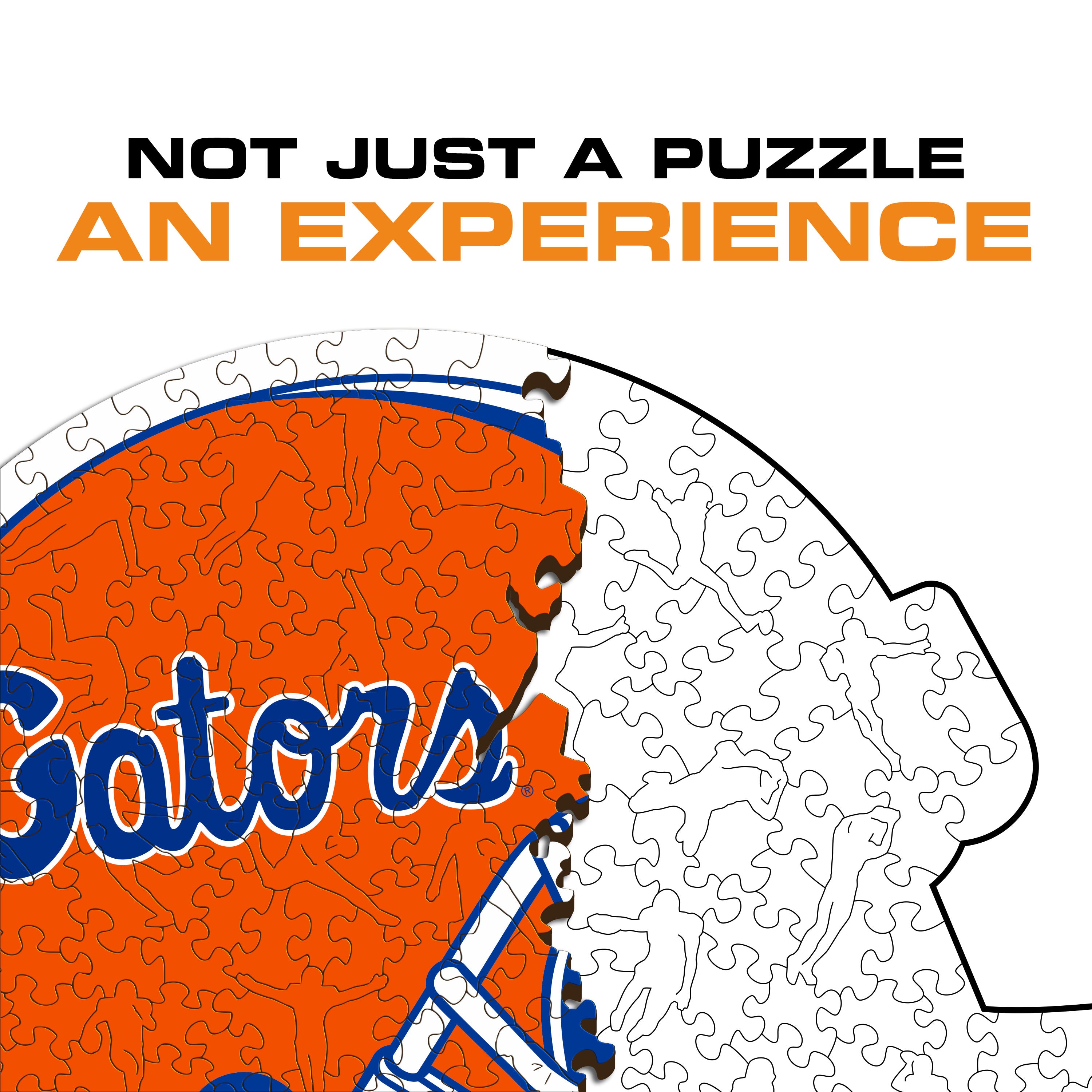 University of Florida Helmet - Wooden Puzzle
