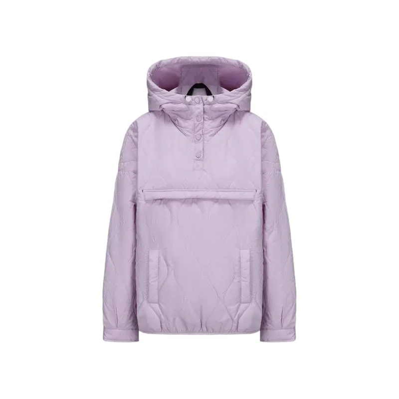 Women's Packable Baggy Fall Puffer Hoodie Coat