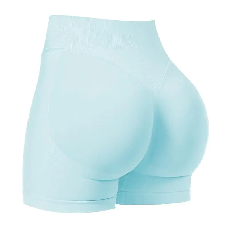 Form-fitting Stretch High-waisted Elastic Shorts