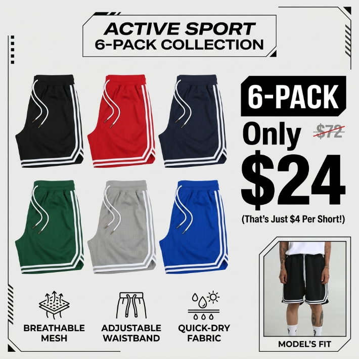 🔥Clearance Sale!Men's Dri-Fit Flex Woven Short 7in