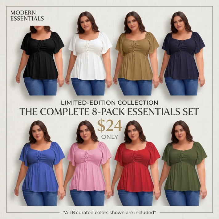 Women Plus Size Sweetheart Neck Short Sleeve Shirred Peplum Blouse Tops Shirts(1X-5X)