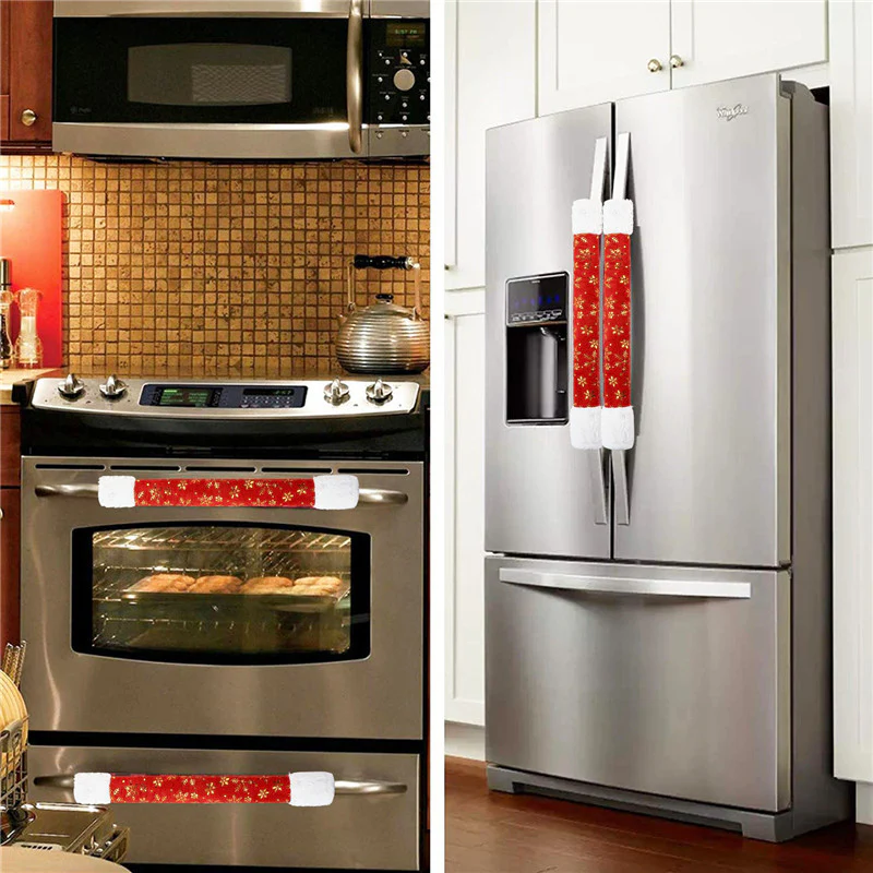 Christmas Decor: Kitchen Appliance Handle Covers