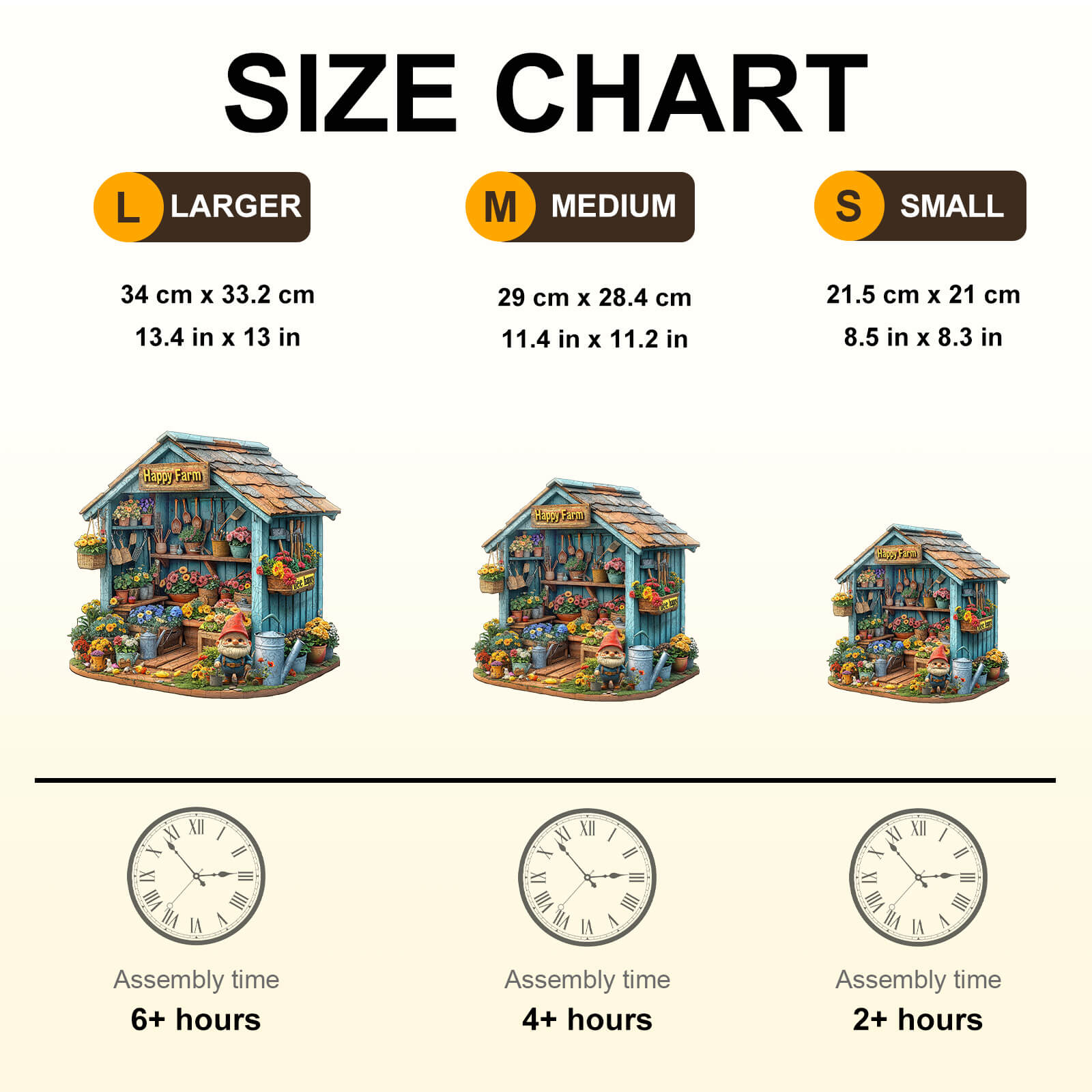 Happy Farm Wooden Jigsaw Puzzle