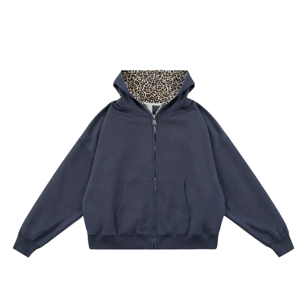 Leopard Print Oversized Lounge Hoodie
