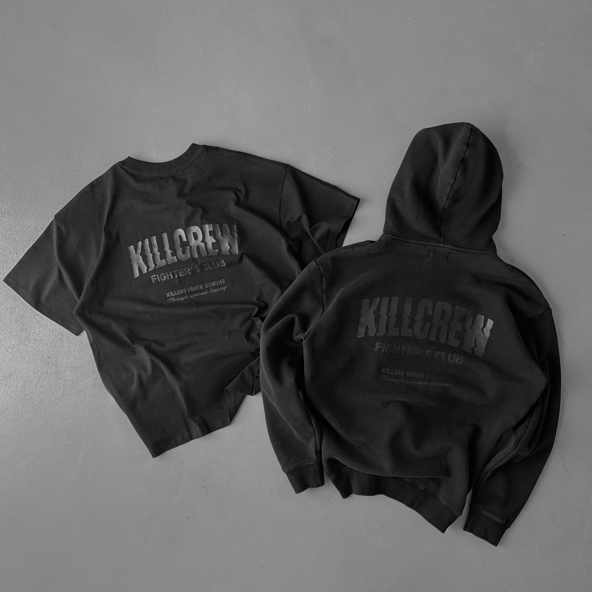 RELAXED FIT RIGOROUS TRAINING T-SHIRT - BLACKOUT