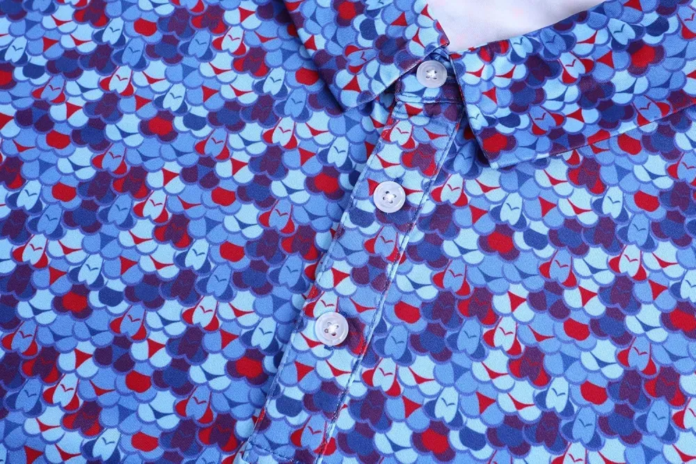 🔥Last Day 49% OFF Mens Golf Polo Shirts Short Sleeve Moisture Wicking Dry Fit Performance Casual Funny Golf Polo Shirts for Men