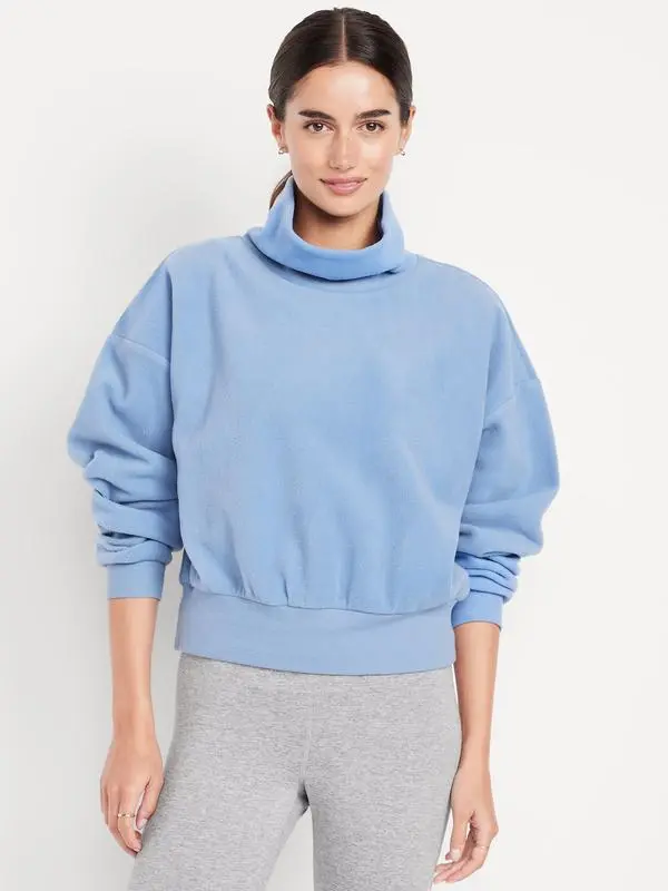 Women's Oversized Performance Microfleece Sweatshirt