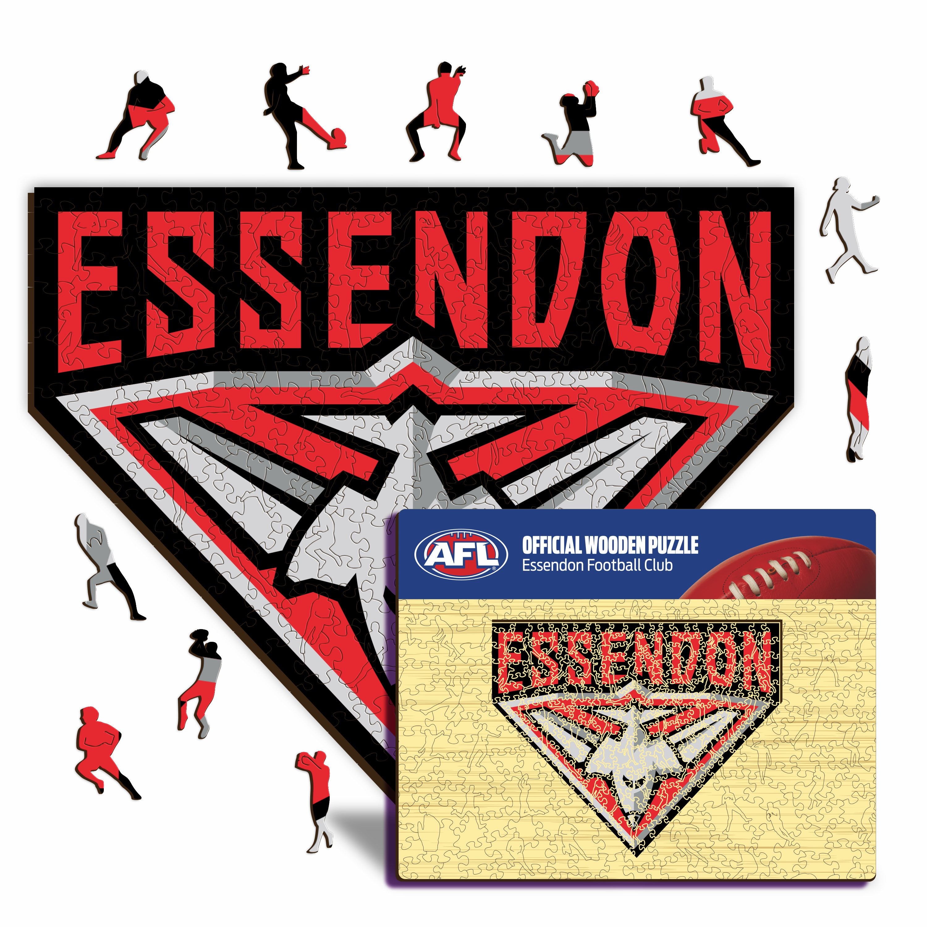 Essendon FC Logo - Wooden Puzzle
