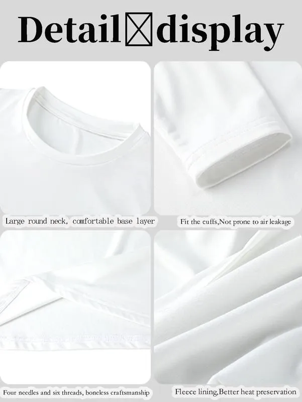 Women's Thermal Long Sleeve Top - Lightweight Warm Base Layer for Casual