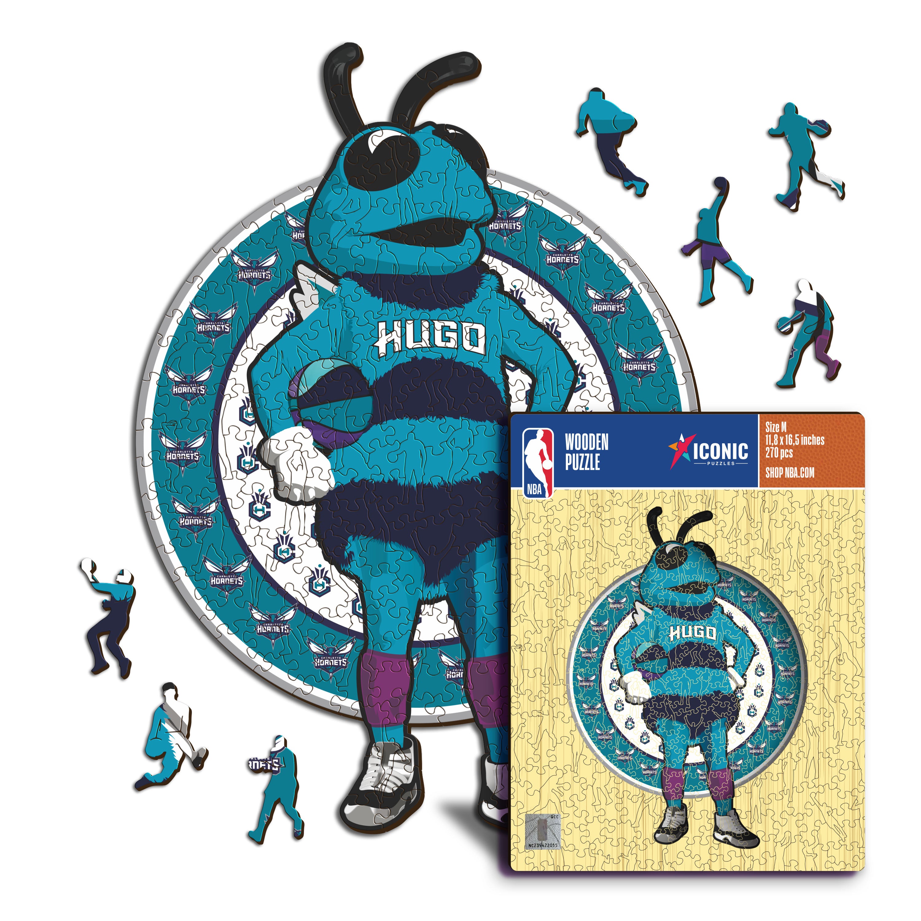 Charlotte Hornets™ Mascot - Wooden Puzzle