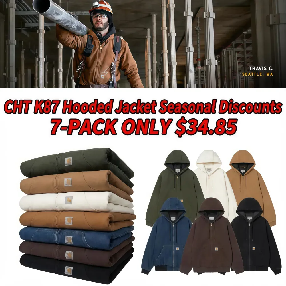 🔥Last Day Promotion!🔥CHT J130 Men's Loose Fit Washed Duck Insulated Active Jacket