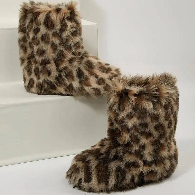 🔥Clearance sale,Limited to Christmas only 🔥Women's Trendy Fur Winter Boots