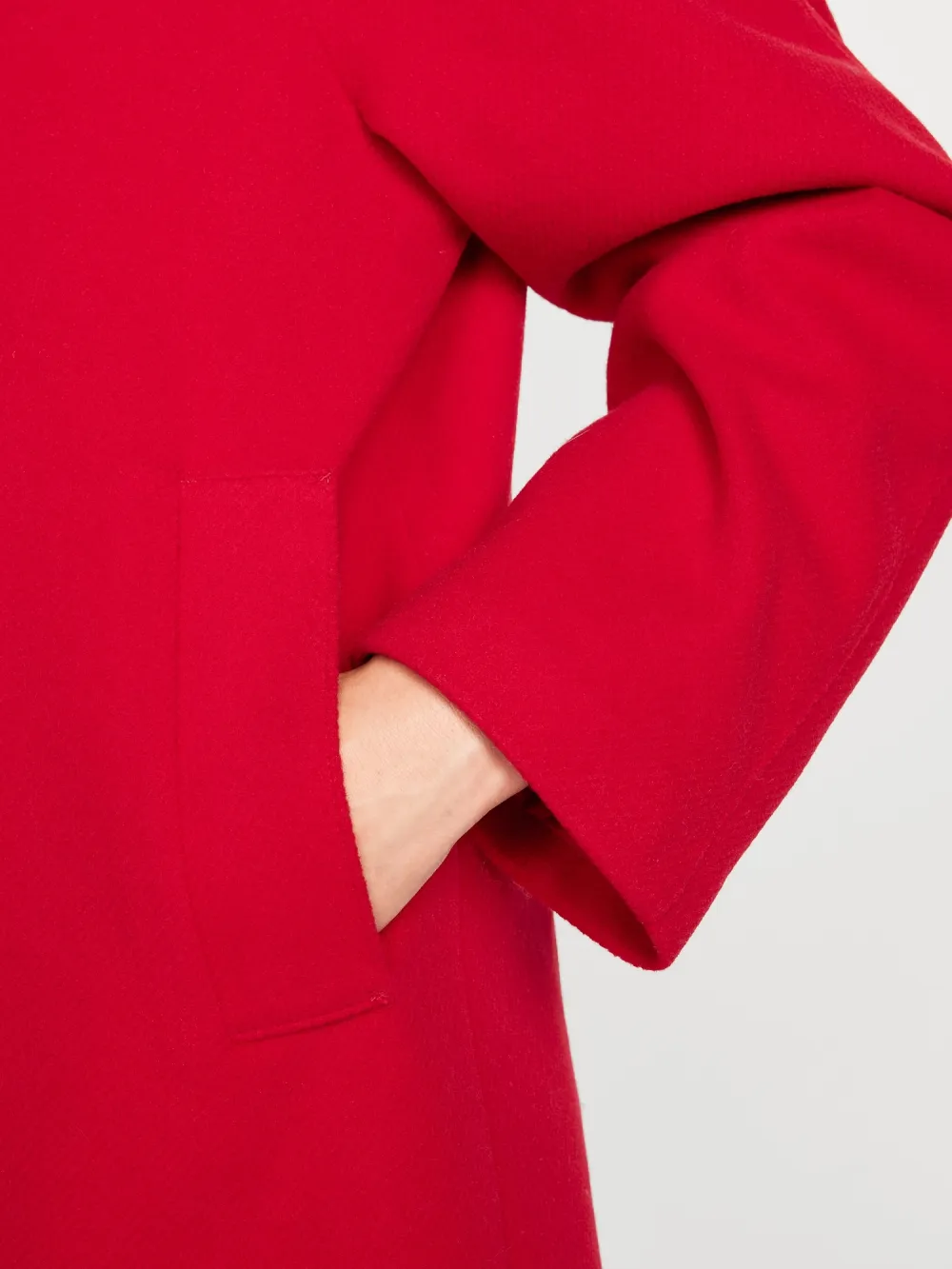 Relaxed Button-Front Mac Coat