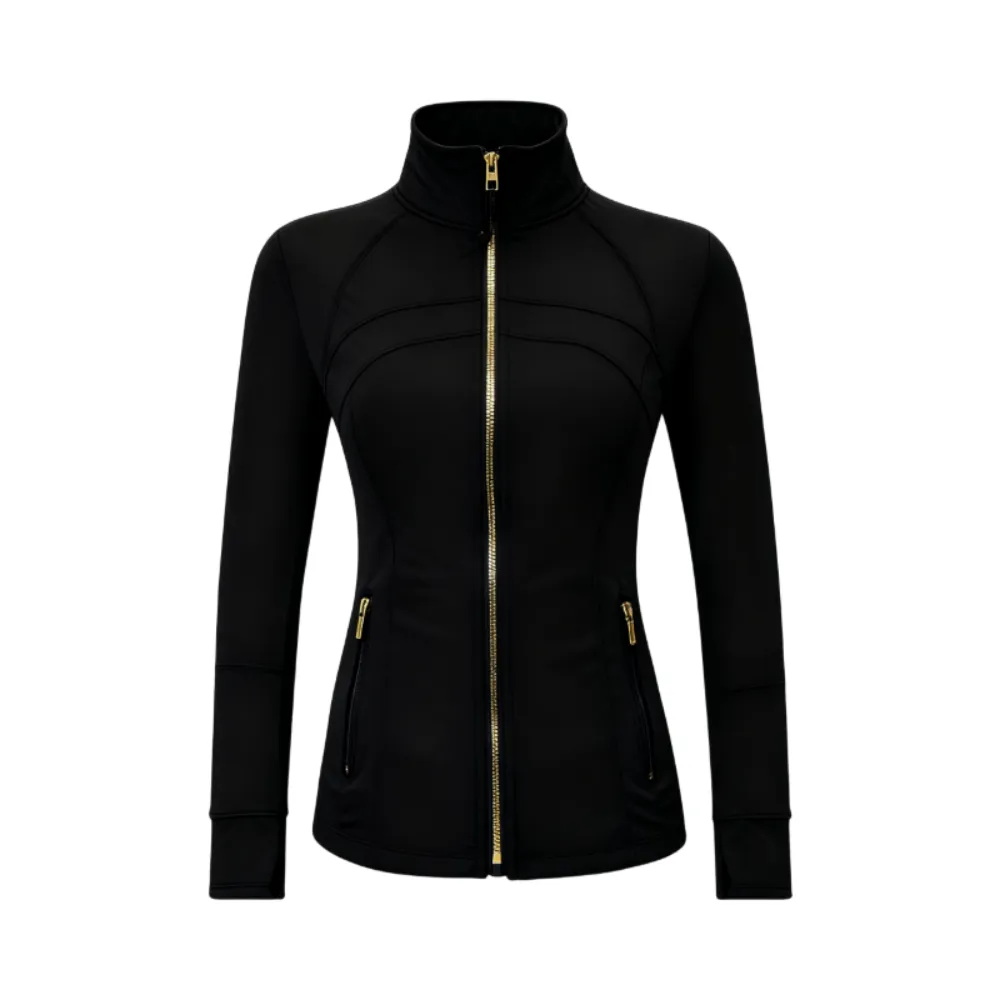 Women's sports stand up collar  yoga jacket