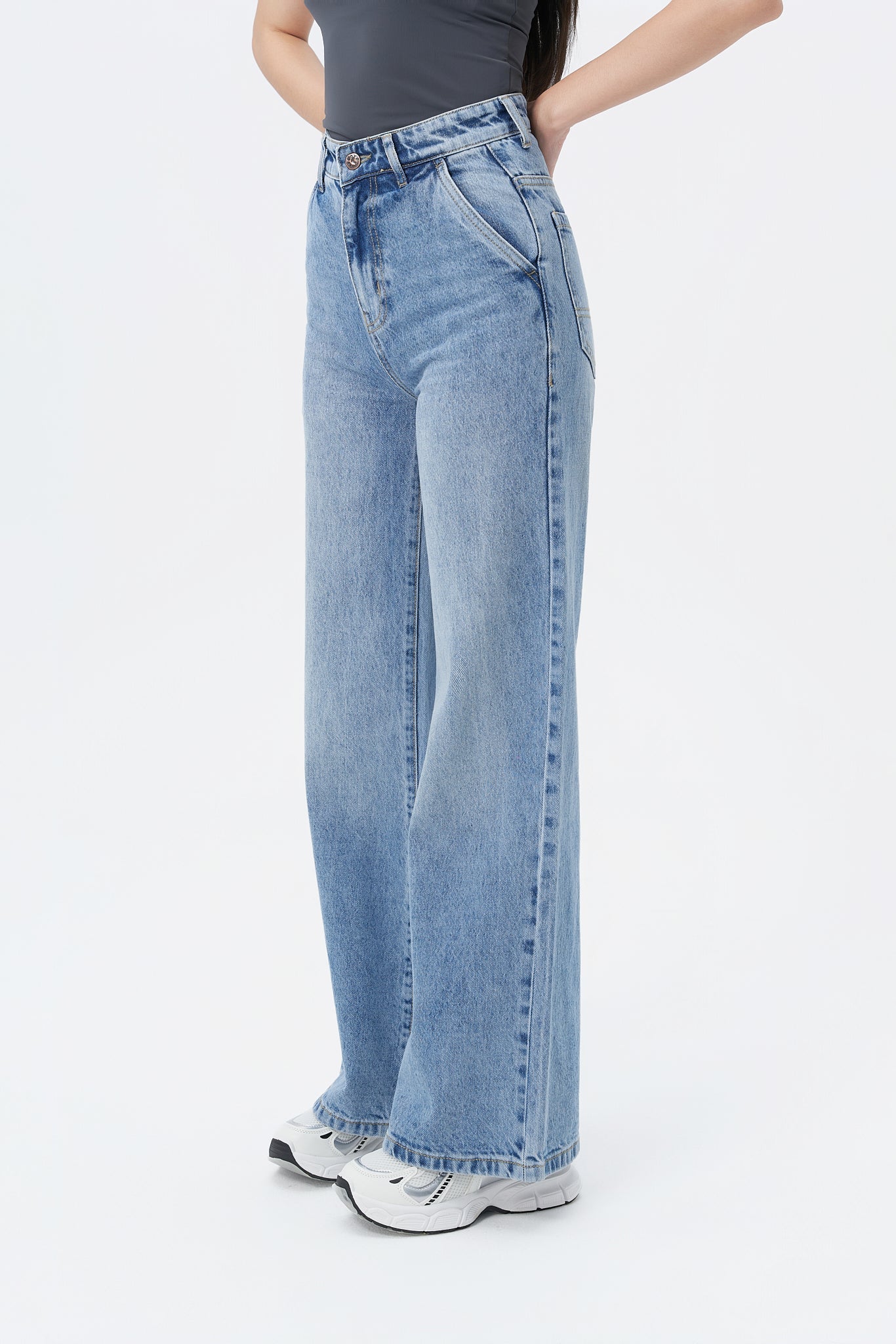 Insta Glam Wide Leg Jeans