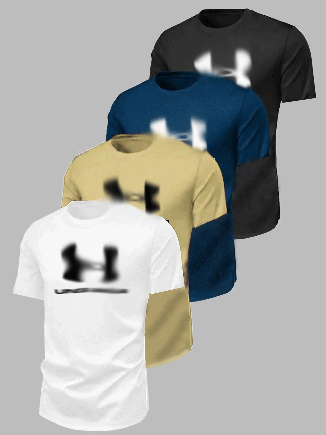 📏📏Men’s Retro Fitted Short Sleeve Crew Neck T-Shirt – Everyday Casual Essential