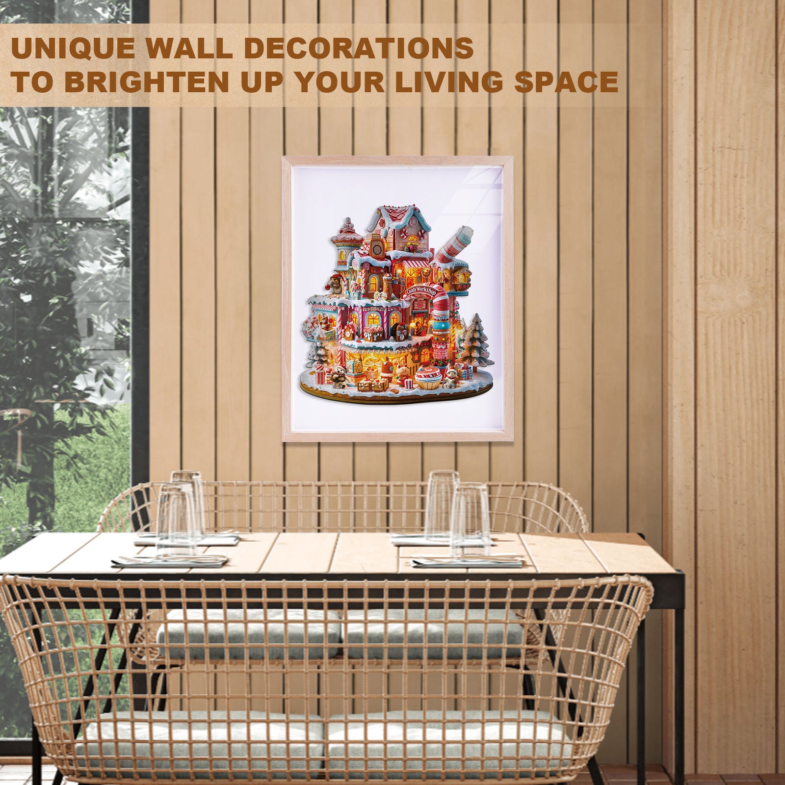 Candy Workshop Wooden Jigsaw Puzzle