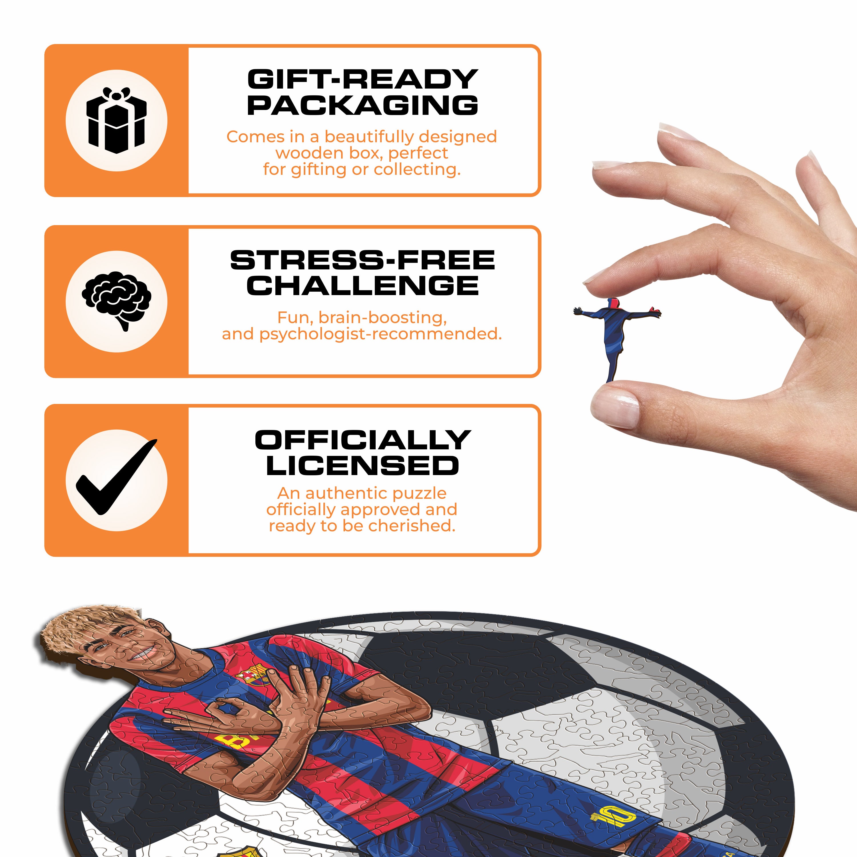 Lamine Yamal - Wooden Puzzle