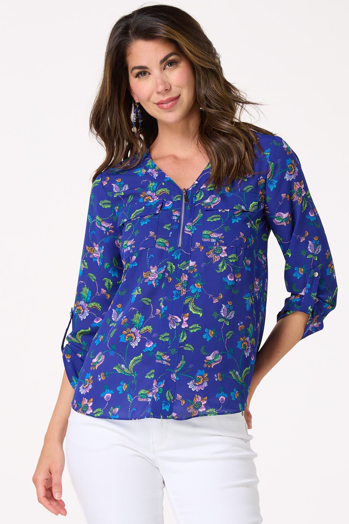 Floral Zip Equipment Top