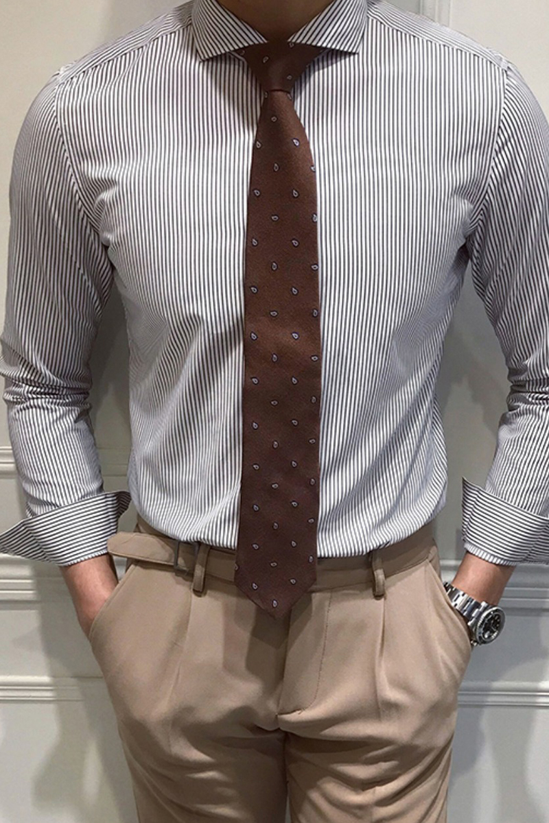 Men's Blue Striped Shirts