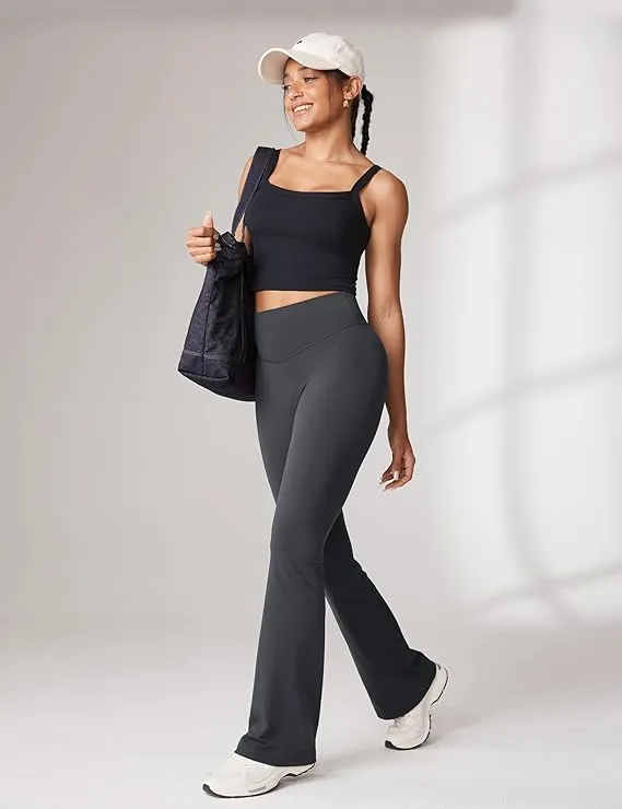 No Front Seam Flare Leggings