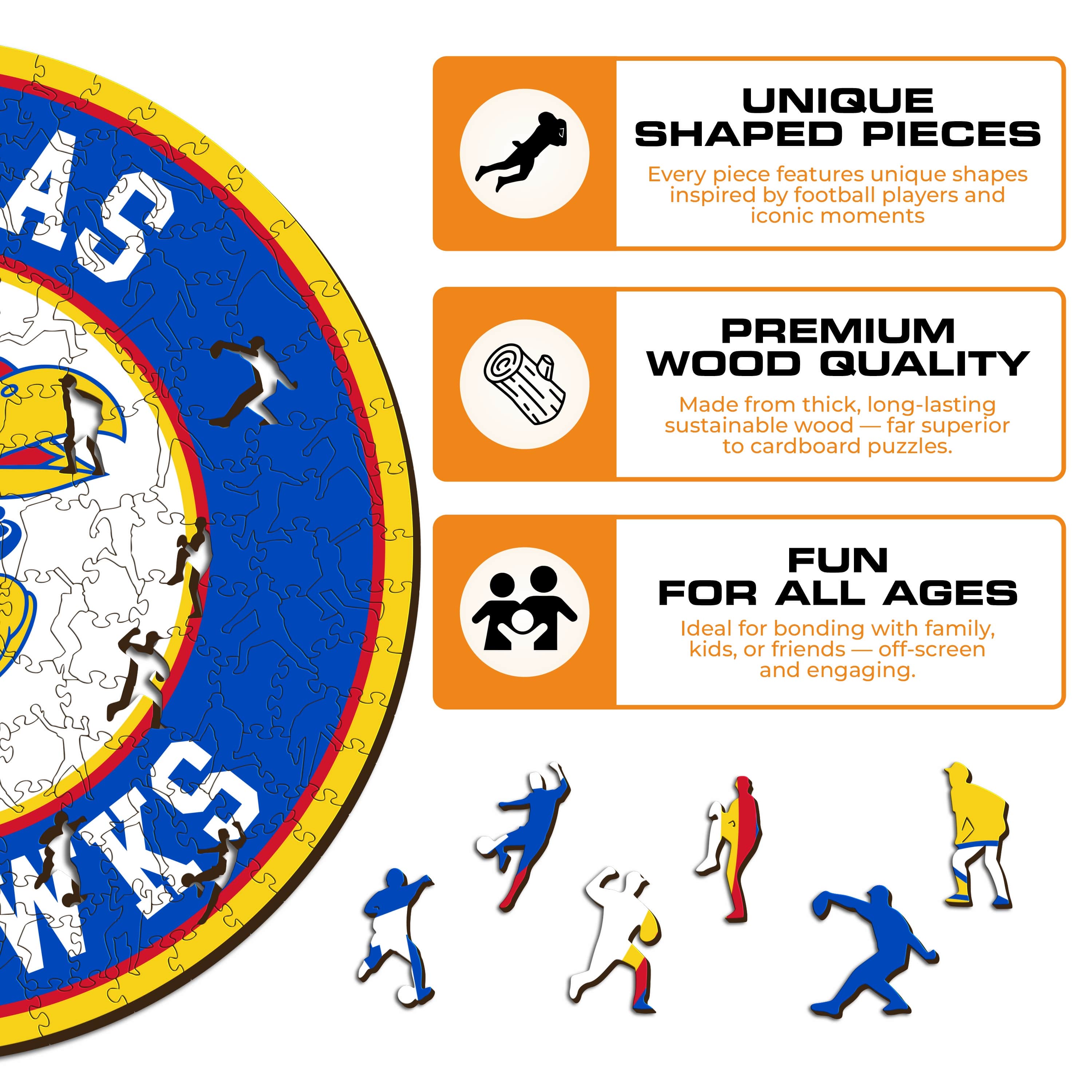 University of Kansas - Wooden Puzzle