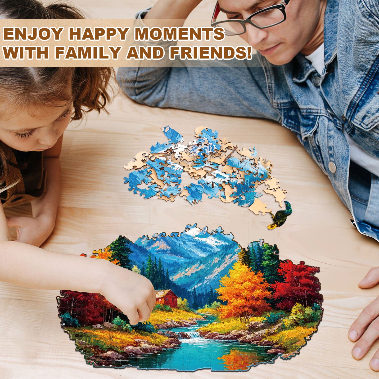 Autumn Divide Wooden Jigsaw Puzzle