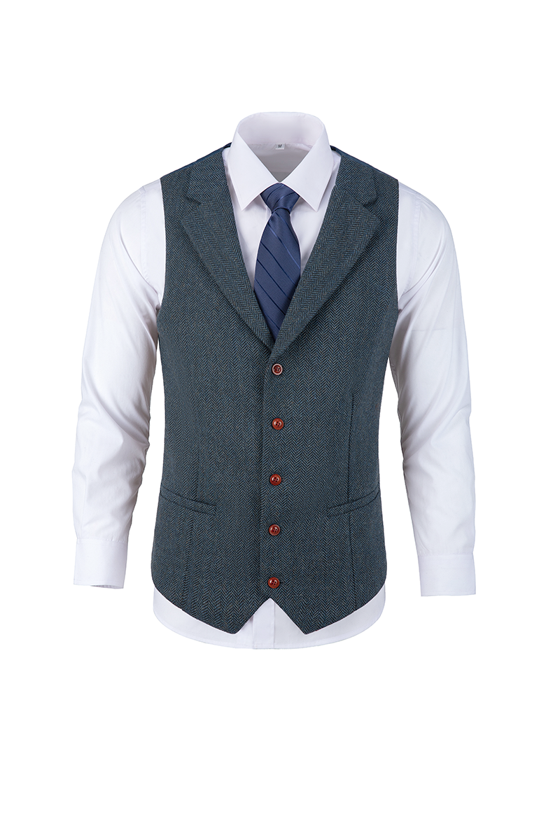 Men’s Vintage Tweed Vest