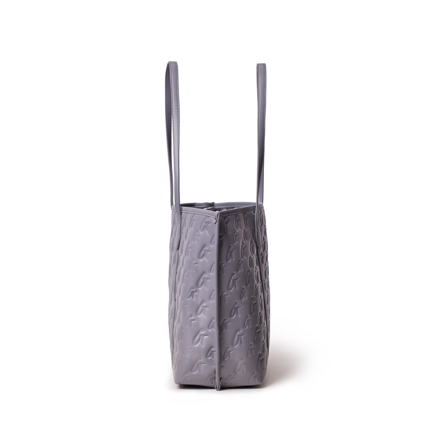 MONOGRAM SLEEK TOTE - GRAY