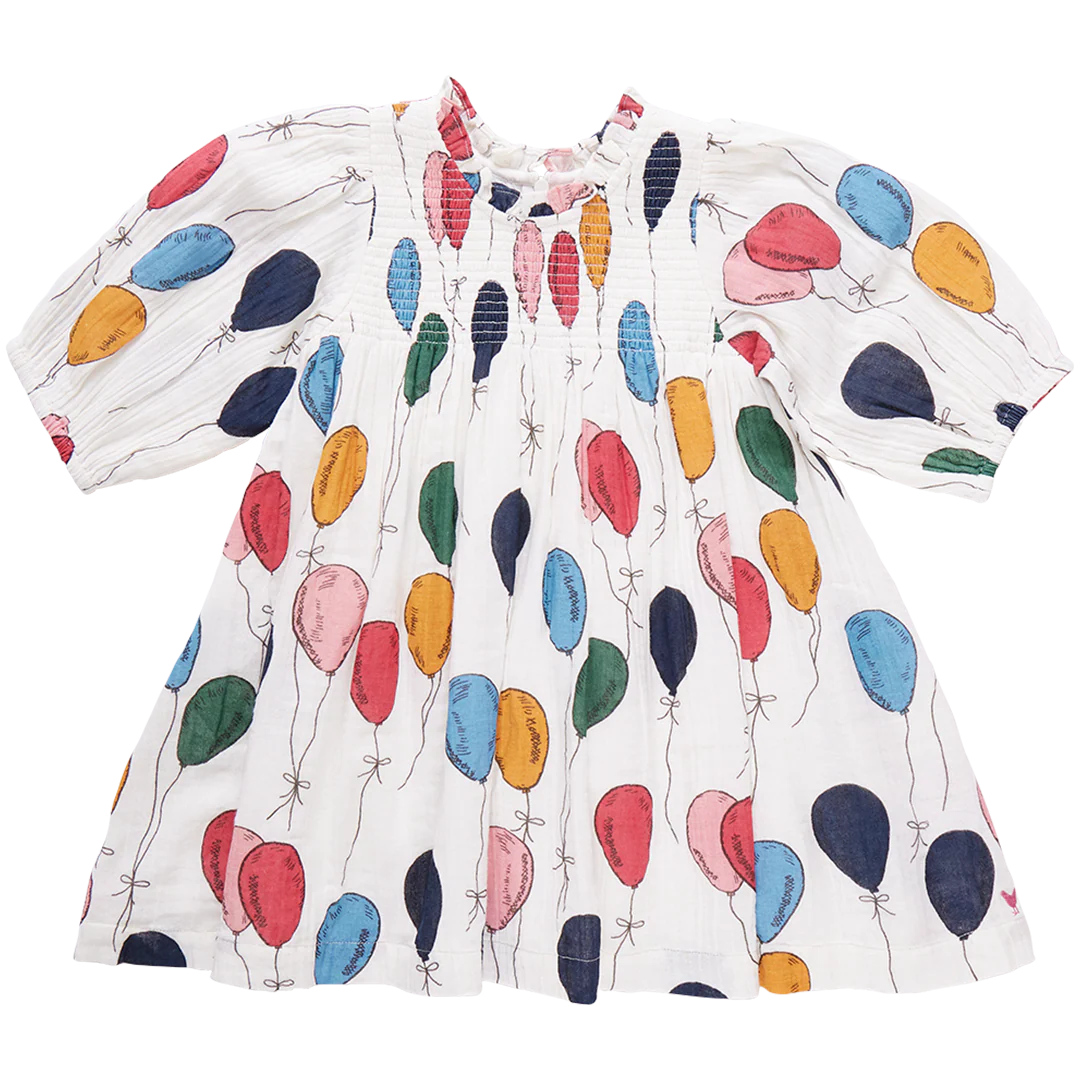 Girl's Stevie Dress Balloon Bunches