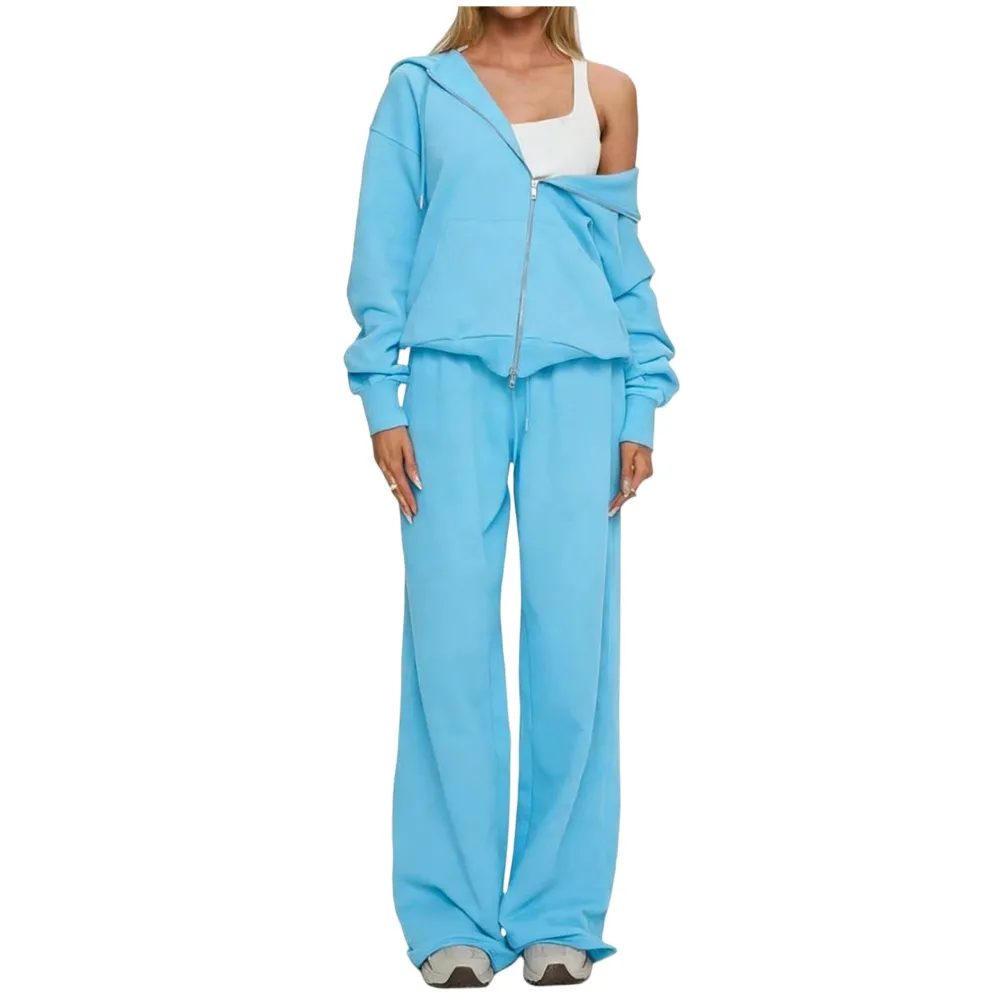 Women’s Fall-Winter 2-Piece Hoodie Tracksuit