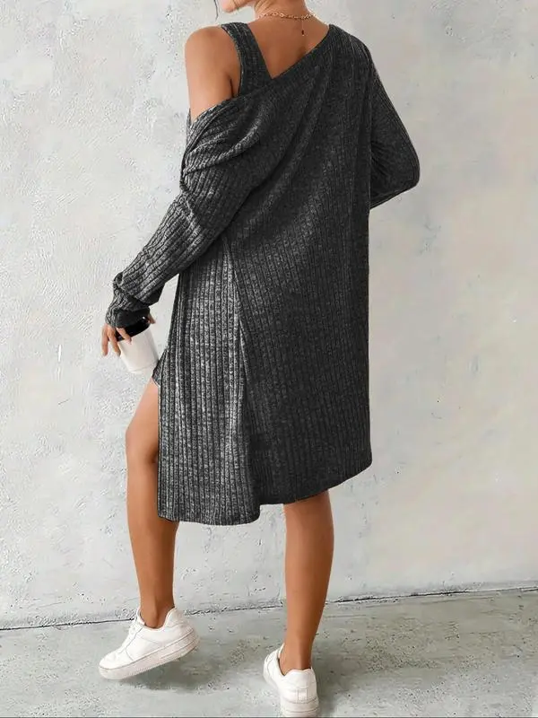 Women's Striped Dress Set