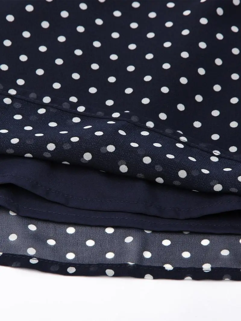 Women's Polka Dot Print Tube Dress