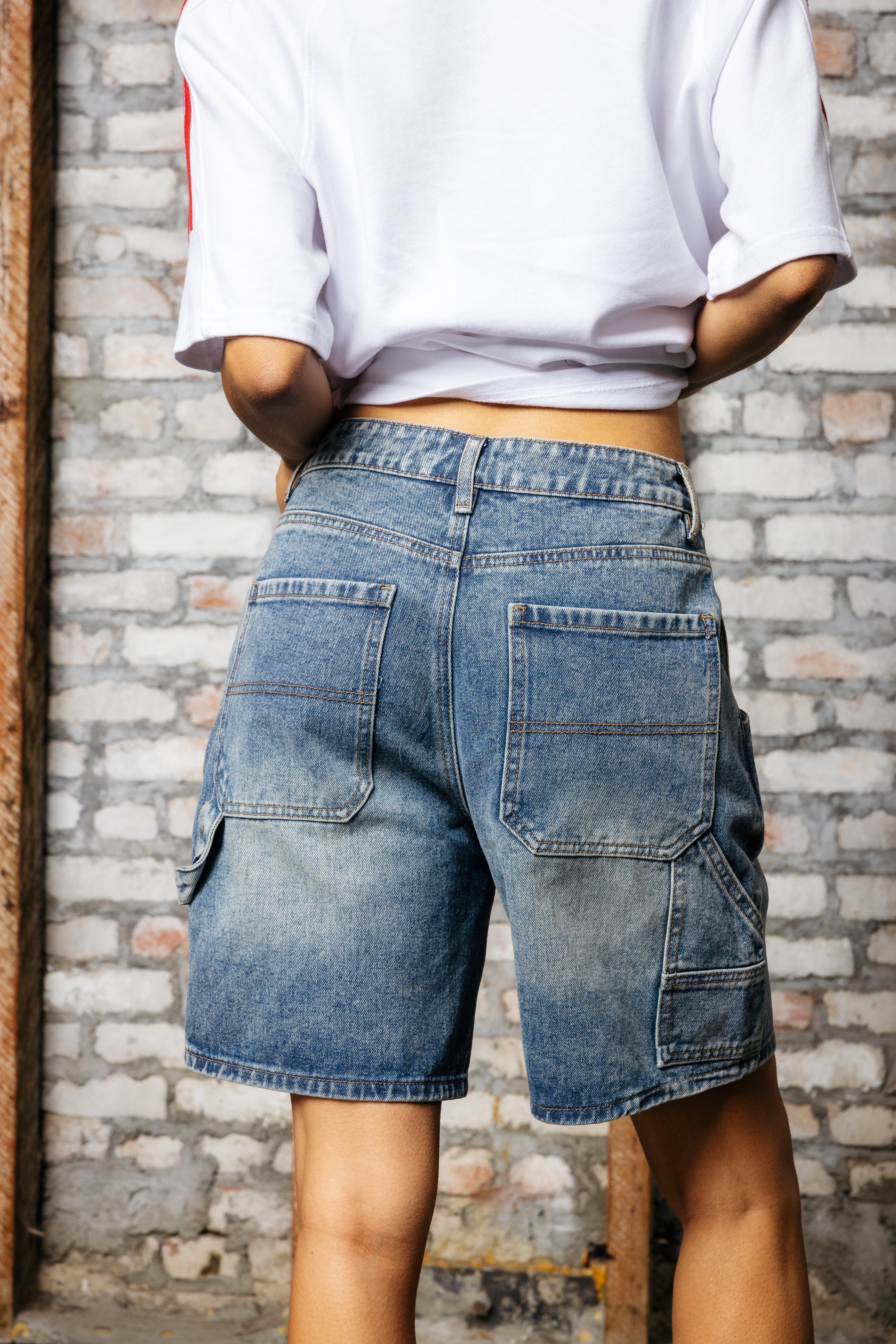 W167 Carpenter Denim Shorts