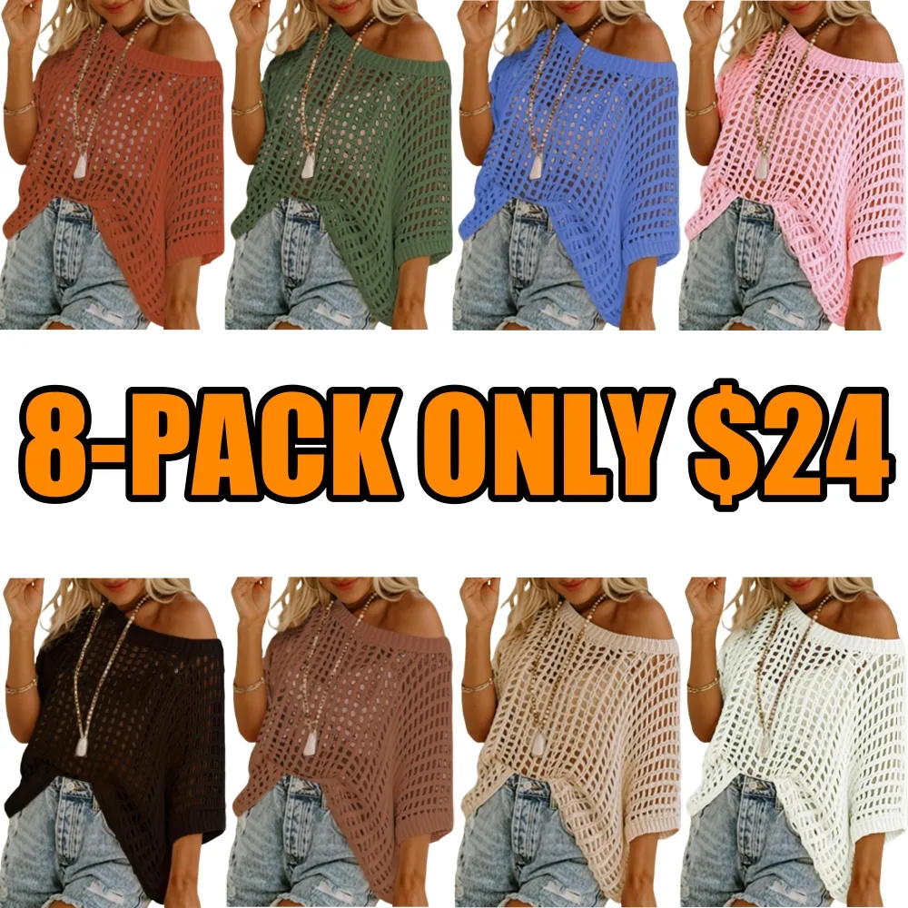 Womens Summer Scoop Neck Short Sleeve (Just $3 Each!)