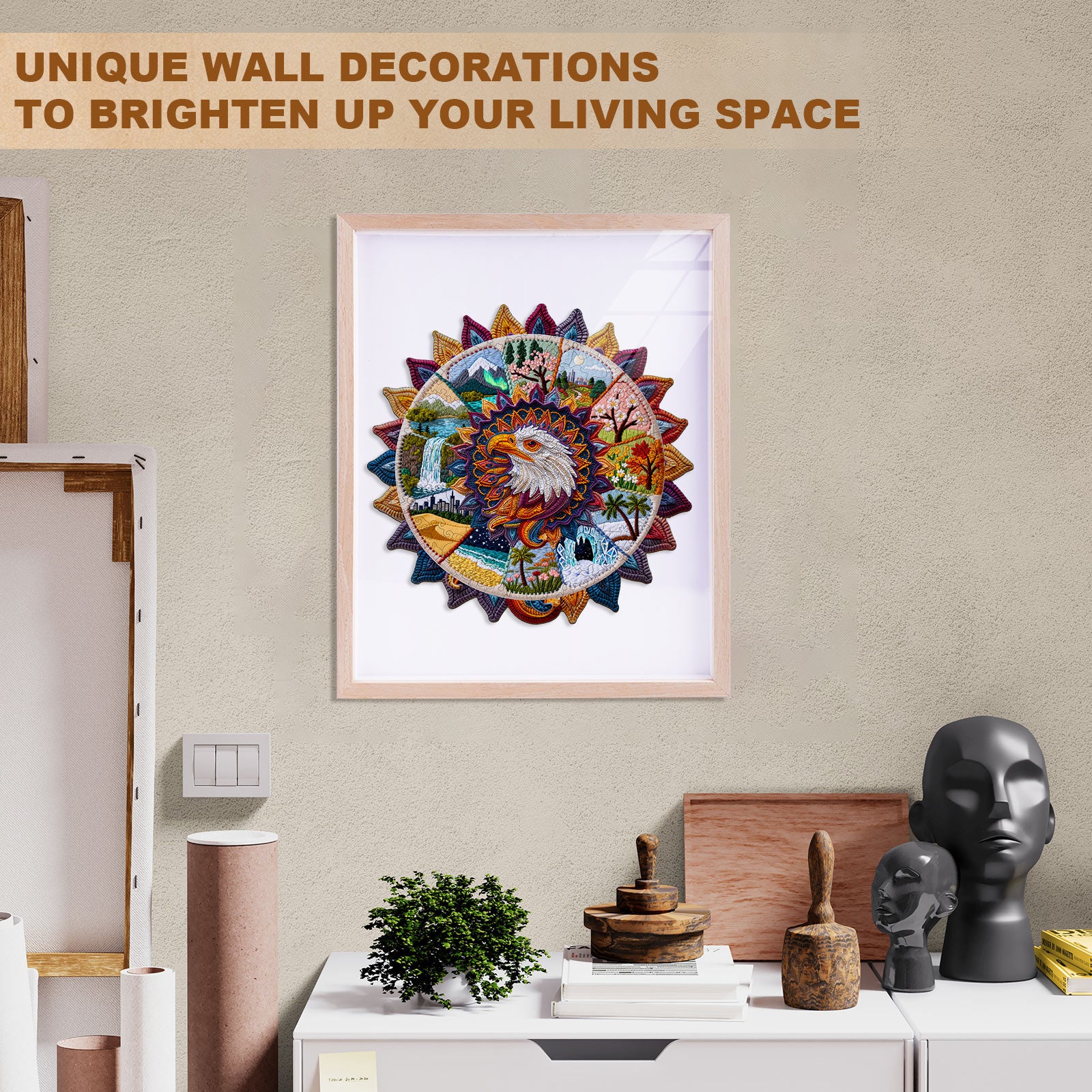 Mandala World Wooden Jigsaw Puzzle