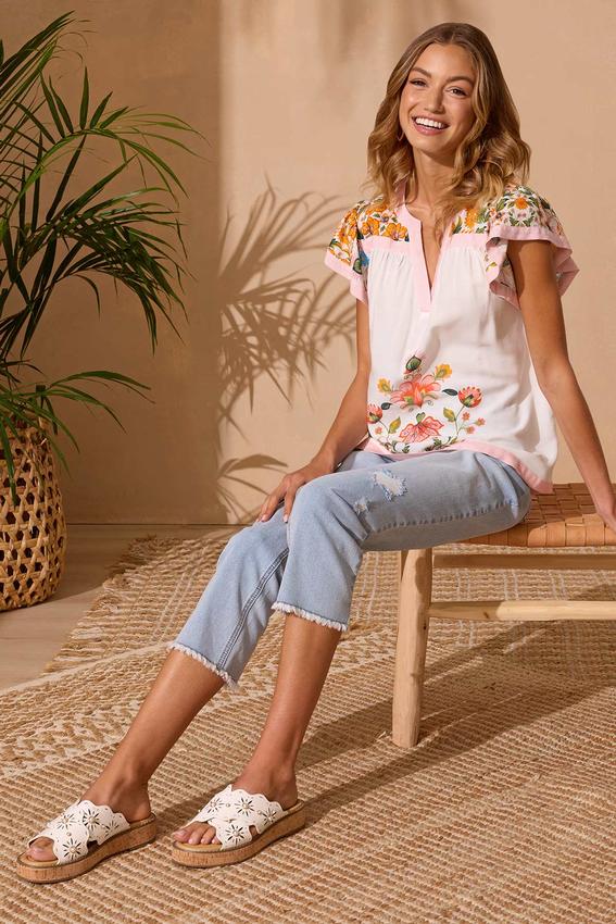 Light Wash Cropped Jeans