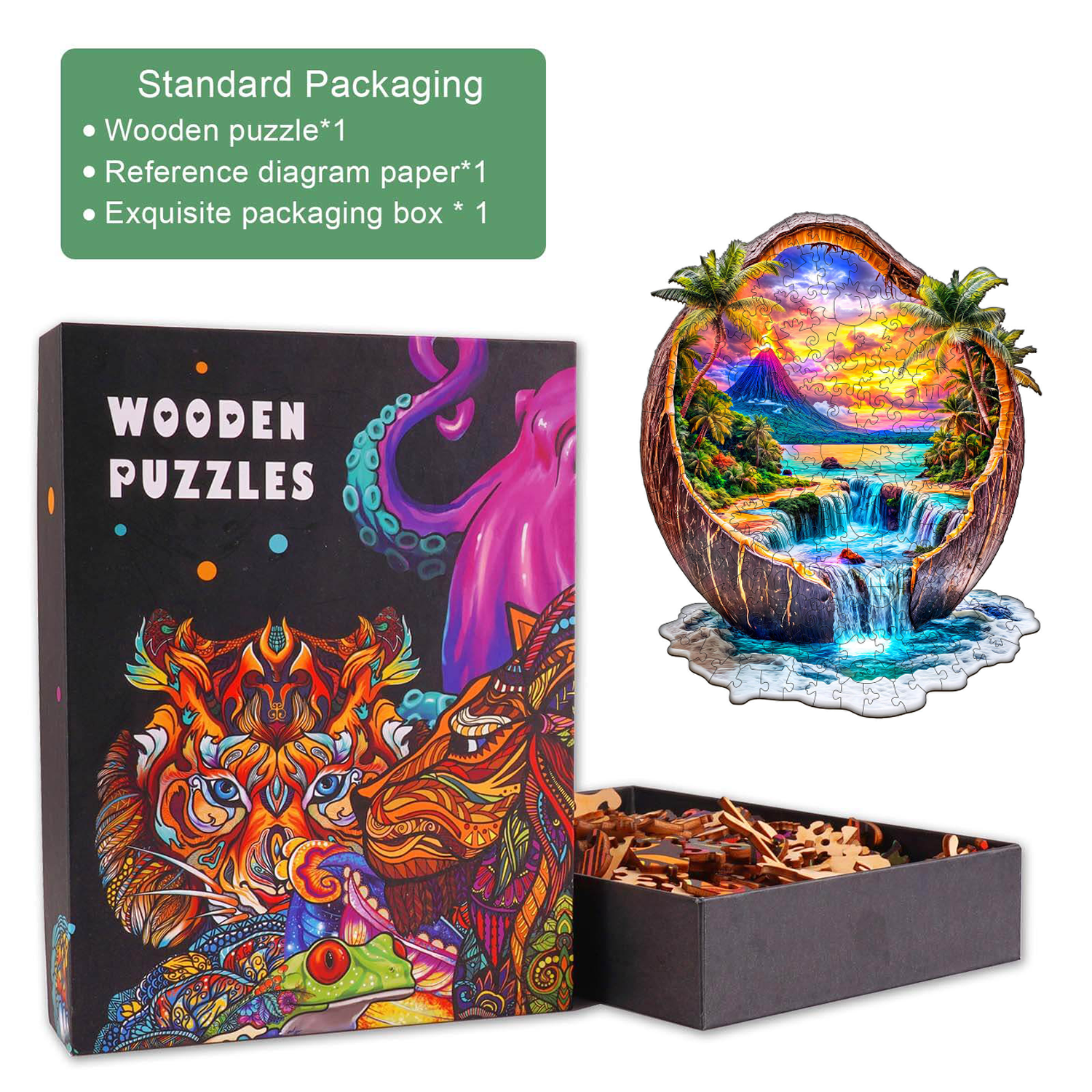Coconut Dream Wooden Jigsaw Puzzle