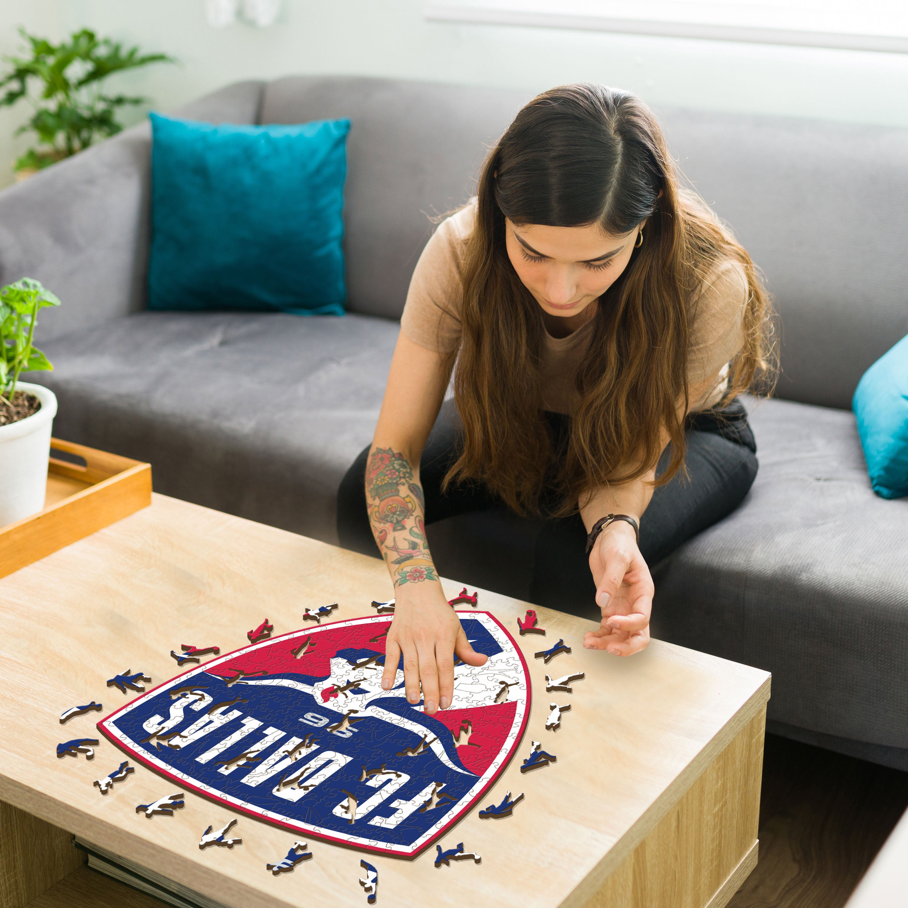 FC Dallas® Logo - Wooden Puzzle